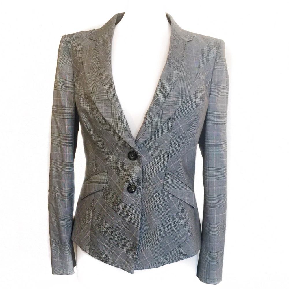 TED BAKER Light Grey Pow Suit Blazer